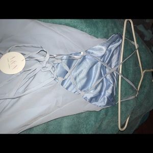 A&N LUXE LABEL Dresses - NEW PROM DRESS! A&N LUXE AMIRA CREPE GOWN-sky blue A&N LUXE LABEL Dresses - NEW PROM DRESS! A&N LUXE AMIRA CREPE GOWN-sky blue